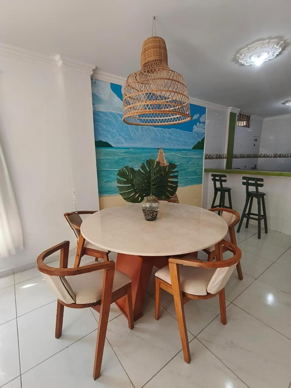 Hospedaje Rosa Blanca Cartagena Luaran gambar